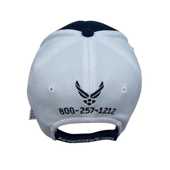 Air Force Reserve  Unisex Baseball Cap Blue White  Hook Loop 6 Panel OS Reserve - Picture 4 of 9